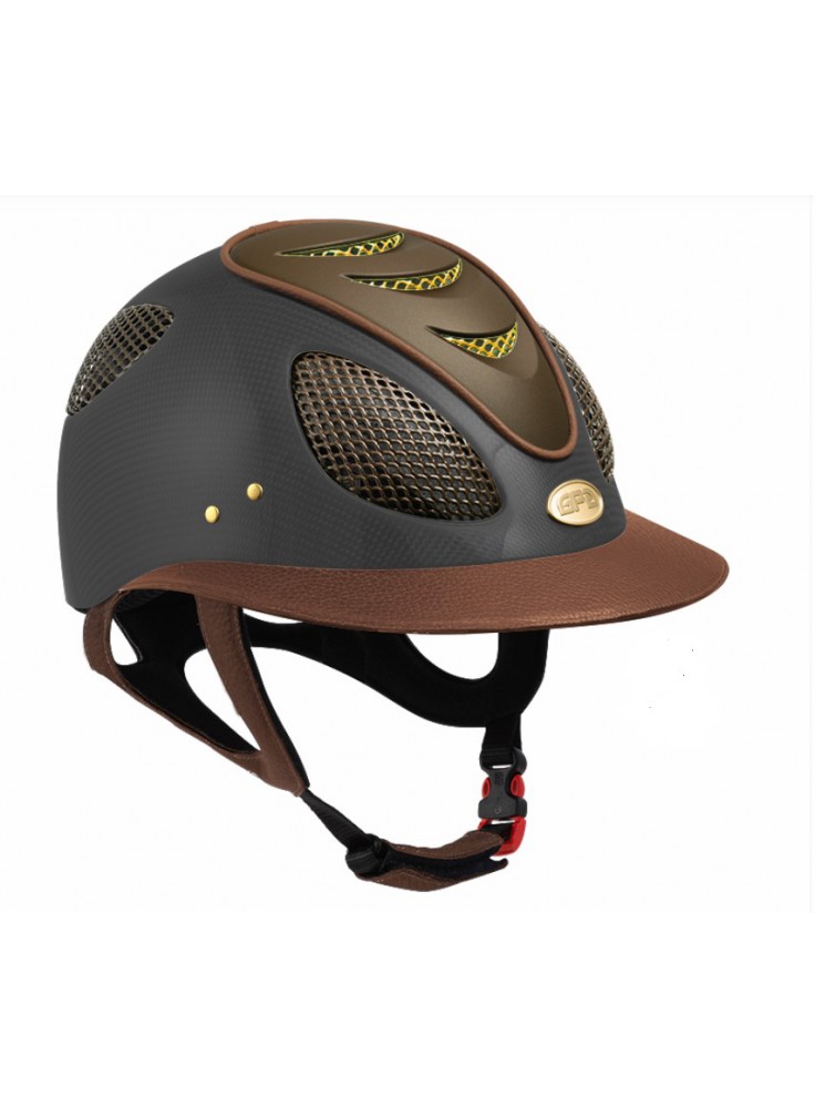 GPA Helmet First Lady Carbon 2x Black Braun